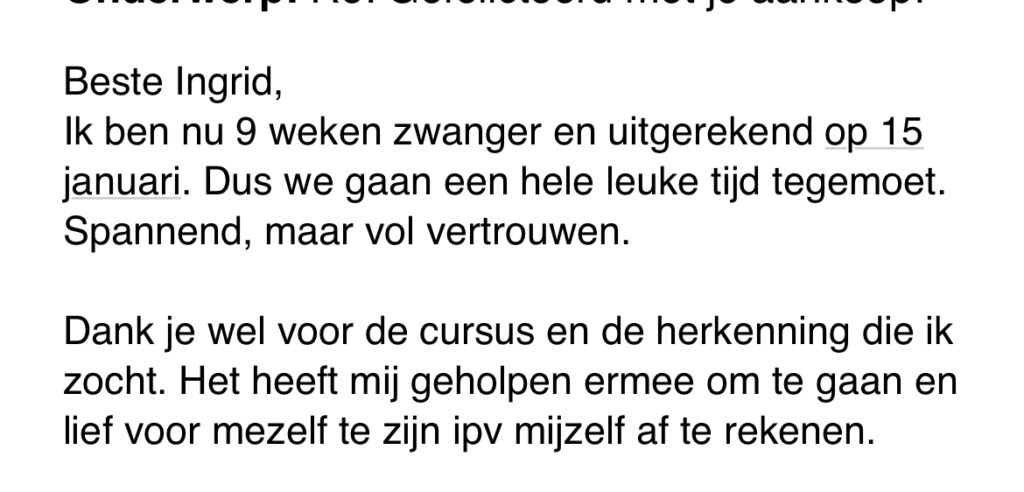 Christa zwanger